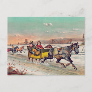 Cartão postal Vintage Winter