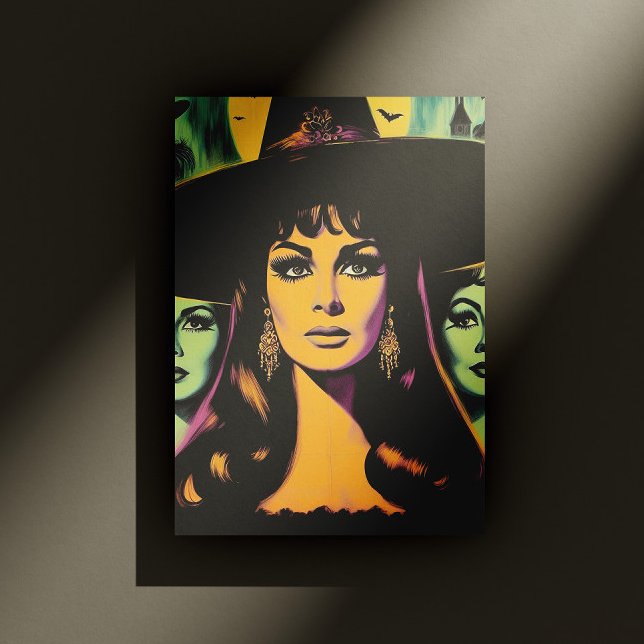 Cartão Postal Vintage Witch (Criador carregado)