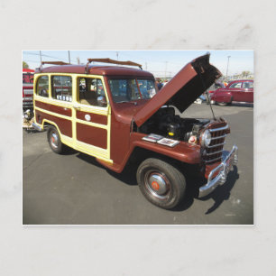 Cartão Postal Vintage Woody