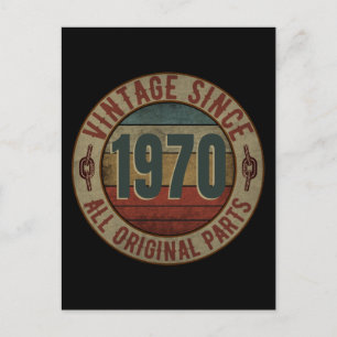 CARTÃO POSTAL VINTAGEM DESDE 1970, TODAS AS PARTES ORIGINAIS.
