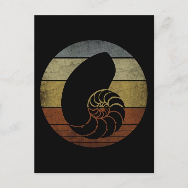 CARTÃO POSTAL VINTAGEM RUSTICA NAUTILUS (Frente)