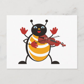 Cartão Postal Viola Inseto