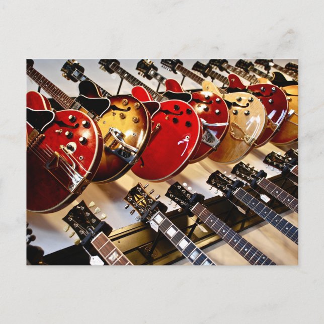 Cartão Postal Violão Acústico Maravilhoso (Frente)