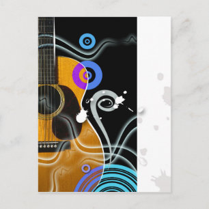 Cartão Postal Violão Blues