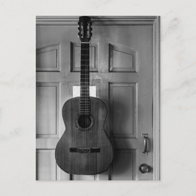 Cartão Postal Violão na porta (Frente)