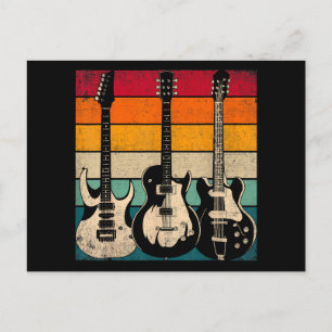 Cartão Postal Violão Retro