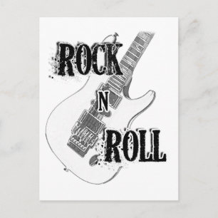 Cartão Postal violão rock n roll