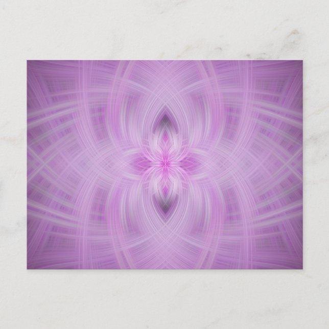 Cartão Postal VIOLET - Fractal Art - (Frente)