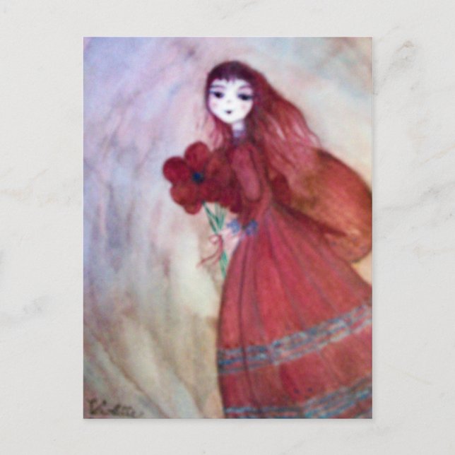 Cartão Postal Violeta (Frente)