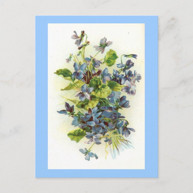 Cartão Postal violeta (Frente)