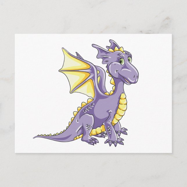 Cartão Postal Violeta Dragão (Frente)
