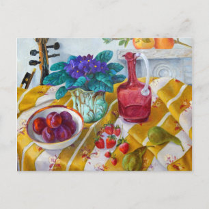 Cartão Postal Violetas Africanos 2012