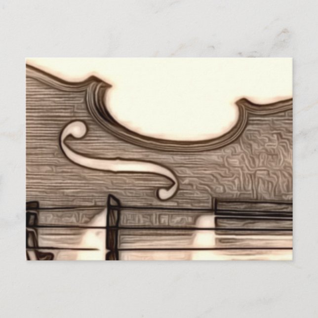 Cartão Postal Violin, Viola, Cello? (Frente)