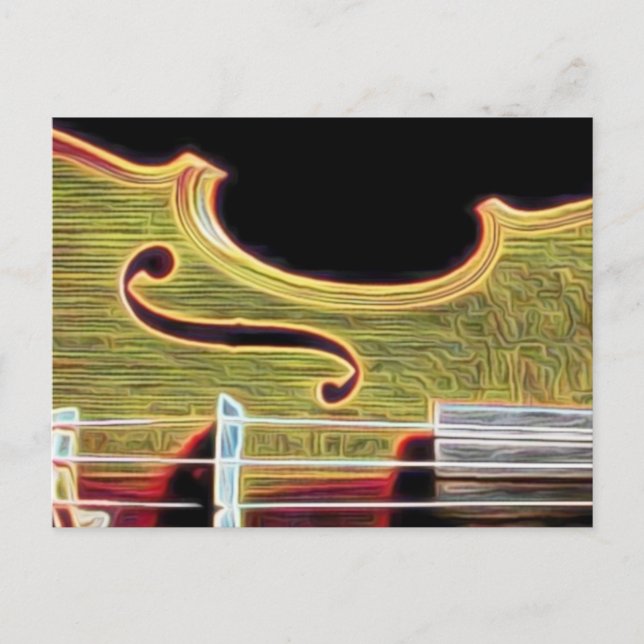 Cartão Postal Violin, Viola, Cello? (Frente)