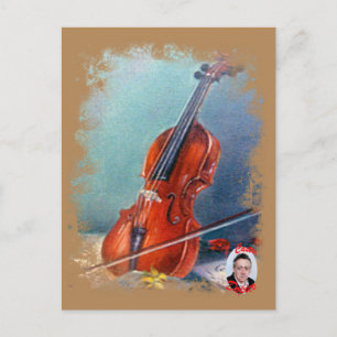 Cartão Postal Violín/Violin
