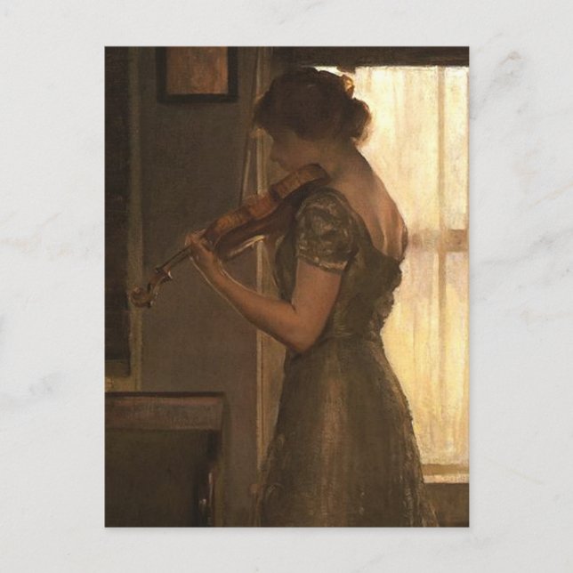Cartão Postal Violinista (Frente)