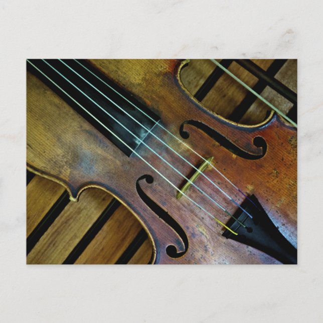 Cartão Postal Violino (Frente)