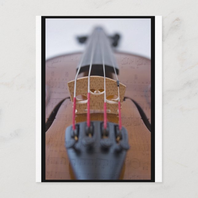 Cartão Postal Violino (Frente)