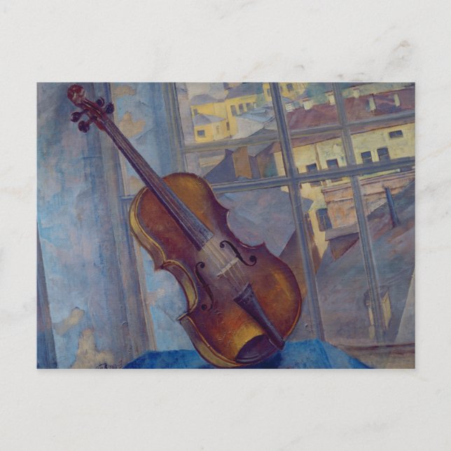 Cartão Postal Violino, 1918 (Frente)