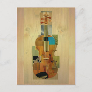 Cartão Postal Violino Composto