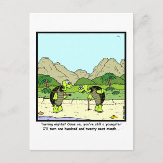 Cartão Postal Virando 80