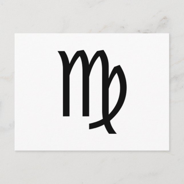 Cartão Postal Virgem (Frente)