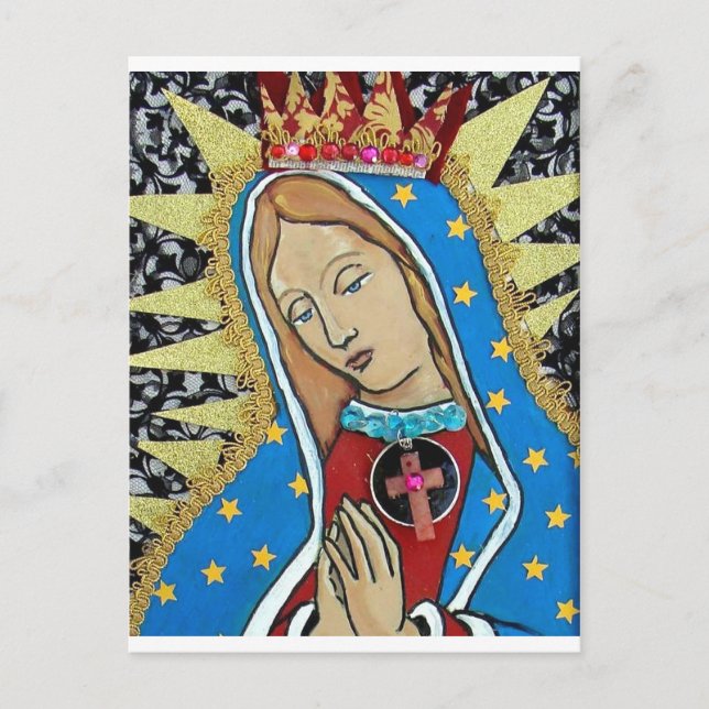 Cartão Postal Virgem de Guadalupe (Frente)