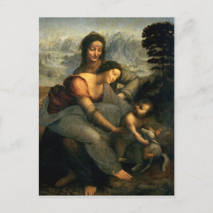 Cartão Postal Virgem e Criança com Rua. Anne, c.1510