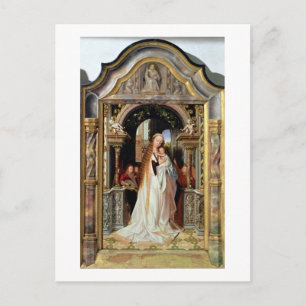 Cartão Postal Virgem e Criança com Três Ângulos, painel central