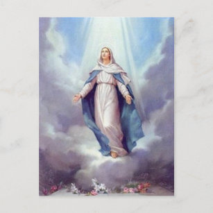 Cartão Postal Virgem Maria
