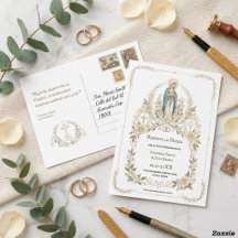 Virgem Maria Católica Espanhola Reserva a Data