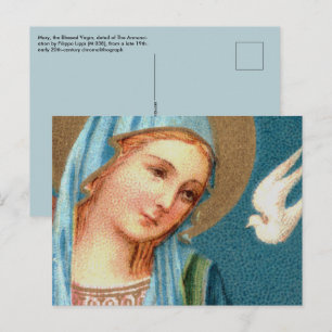 Cartão Postal Virgem Maria e Espírito Santo da Anunciação de Lip