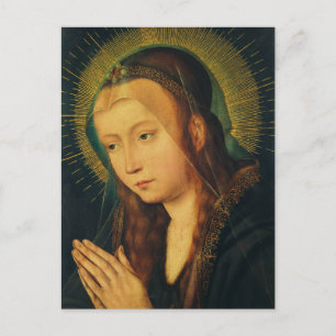 Cartão Postal Virgem Maria em oração
