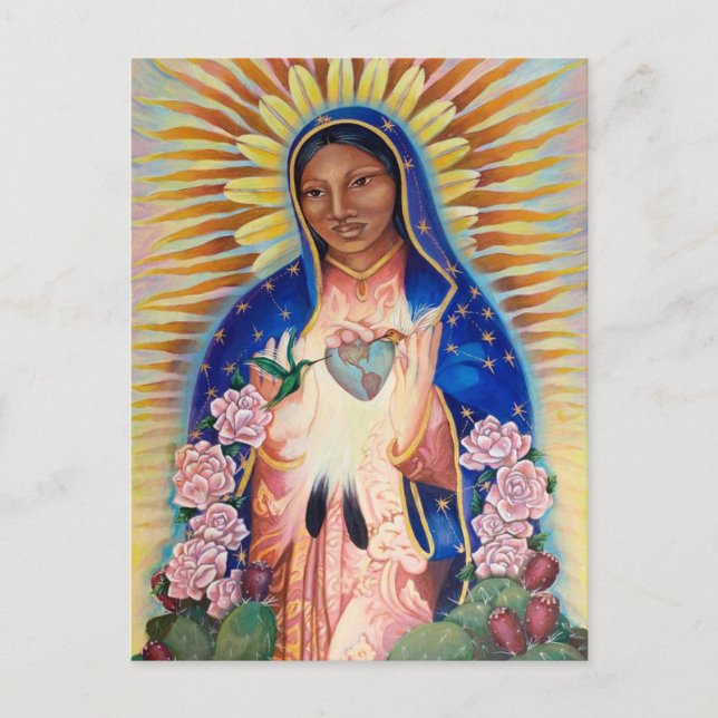 Cartão Postal Virgem Maria - Nossa Senhora de Guadalupe (Frente)