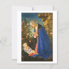 CARTÃO POSTAL VIRGIN ADORANDO CRIANÇAS DE CRISTO SONORO