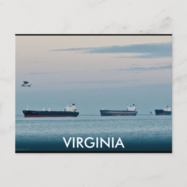 CARTÃO POSTAL VIRGINIA (Frente)