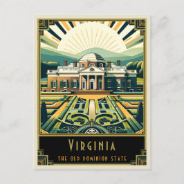 Cartão Postal Virgínia | Art Deco
