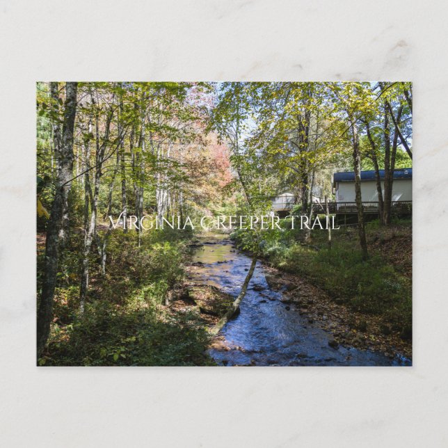 Cartão Postal Virginia Creeper Trail (Frente)