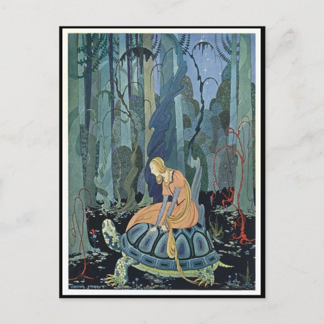 Cartão Postal Virginia Frances Sterrett French Fairy Tales (Frente)