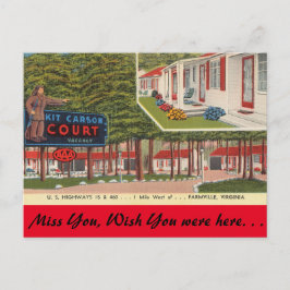 Cartão Postal Virginia, Kit Carson Court, Farmville