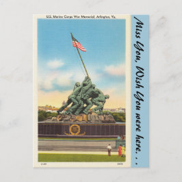 Cartão Postal Virgínia, Memorial de Guerra, Arlington
