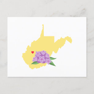 Cartão Postal Virgínia Ocidental