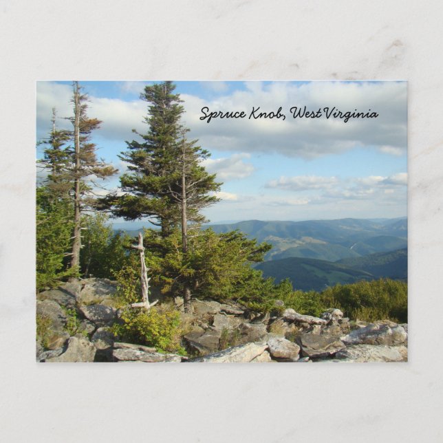 Cartão Postal Virgínia Ocidental (Frente)