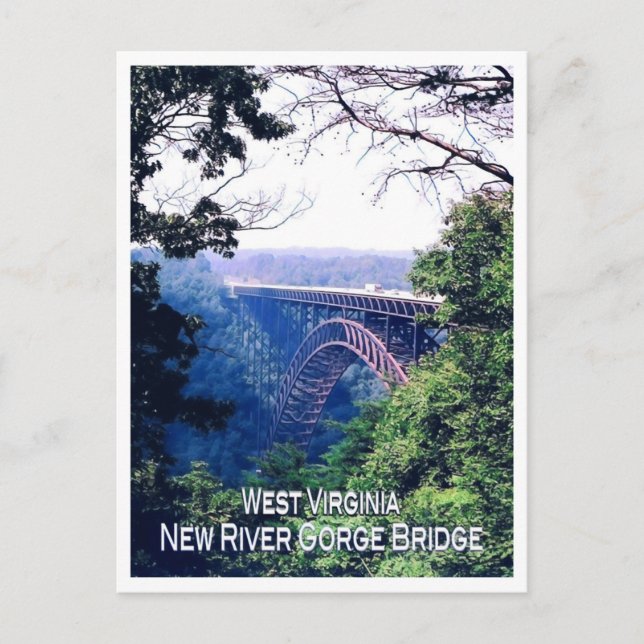 Cartão Postal Virgínia Ocidental - Eua - Mosaico - (Frente)