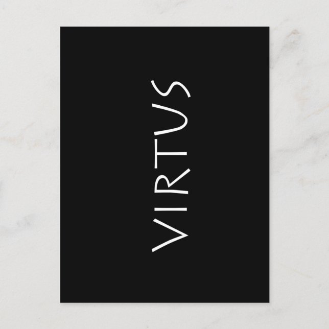 Cartão Postal Virtus (Frente)