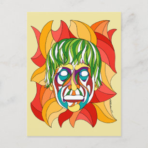 Cartão Postal Visage Grimace
