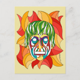 Cartão Postal Visage Grimace