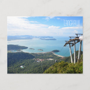 Cartão Postal Visão Cénica do Cabo Langkawi Viagem Souvenir