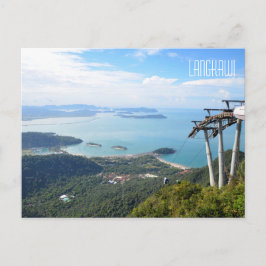 Cartão Postal Visão Cénica do Cabo Langkawi Viagem Souvenir