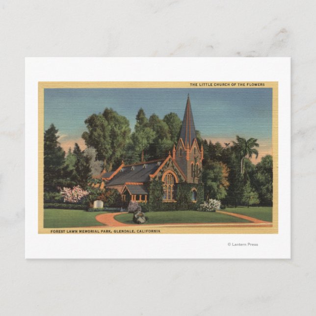 Cartão Postal Visão da Igreja das Flores (Frente)